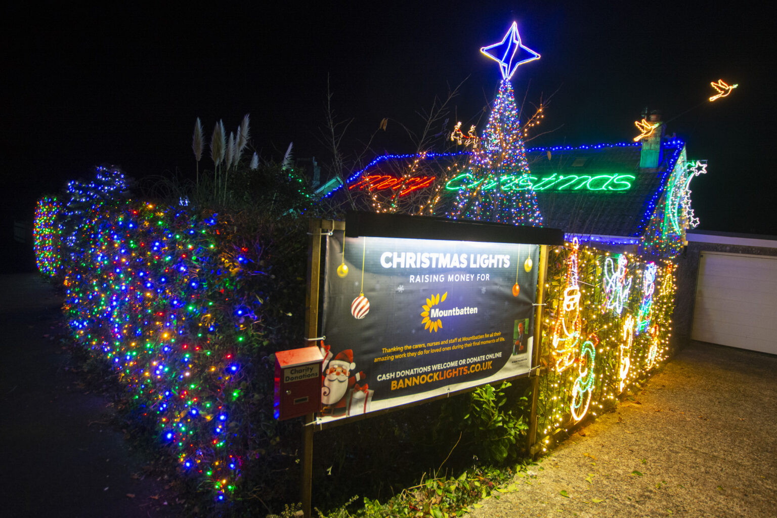 2020 Display Bannock Road Christmas Lights