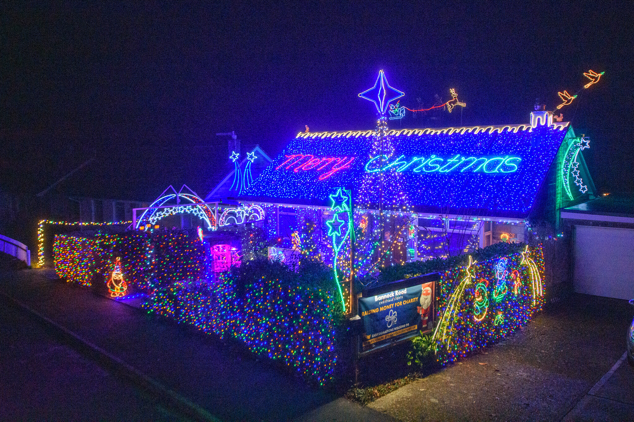 2021 Display Bannock Road Christmas Lights